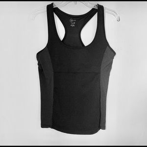 Old Navy Black Go For A Run Athletic Top Size L